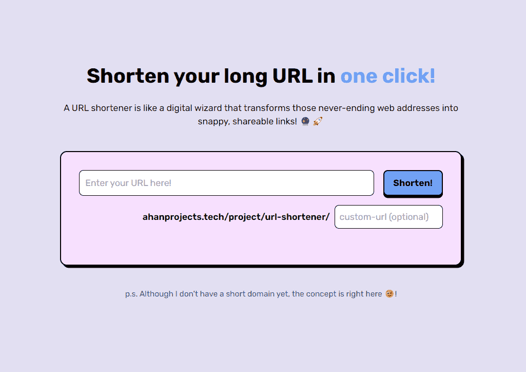 URL Shortener